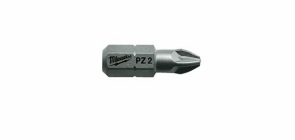 Embouts de vissage PZ2 x25mm - 25uds MILWAUKEE