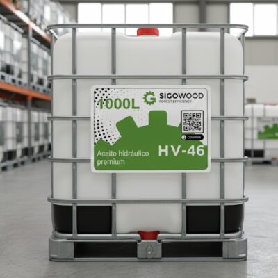 Aceite hidraulico HV-46 de altas prestaciones en tanque de 1000L, Sigaus y porte  incluido