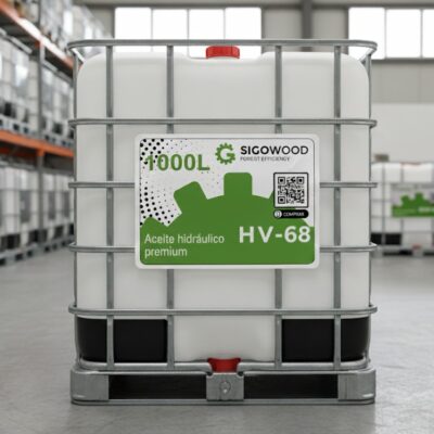 Aceite hidraulico HV-68 de altas prestaciones en tanque de 1000L, Sigaus y porte incluido