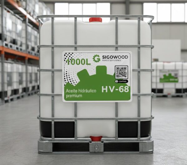 Aceite hidraulico HV-68 de altas prestaciones en tanque de 1000L, Sigaus y porte incluido