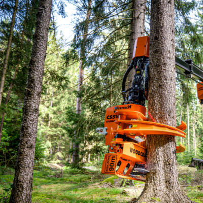 Grapple Saw – Woodcracker CS510 crane