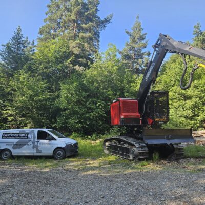 Taladora forestal nivelante – TimberPro TL735D