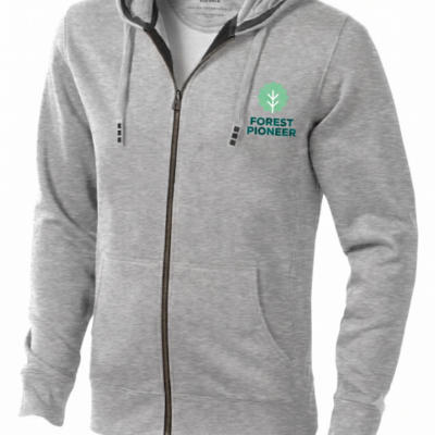 Sudadera Gris con cremallera «STAFF» FP – Unisex Talla M