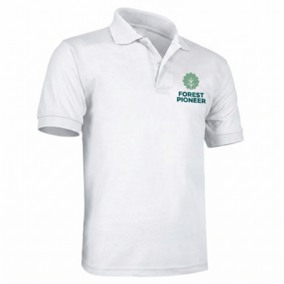 Polo Blanco "STAFF" FP - Hombre Talla S